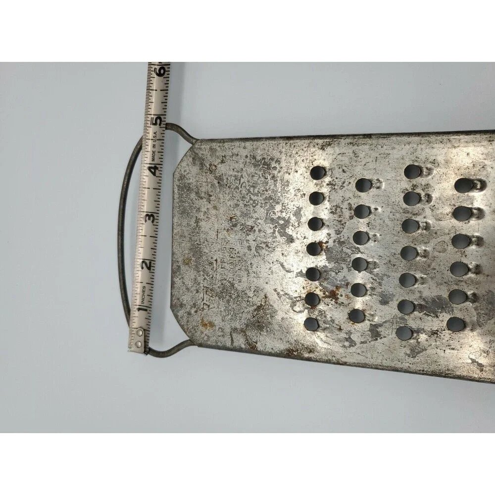 Vintage Rapid Slaw and Vegetable Cutters Bluffton O Cheese Grater With Handle